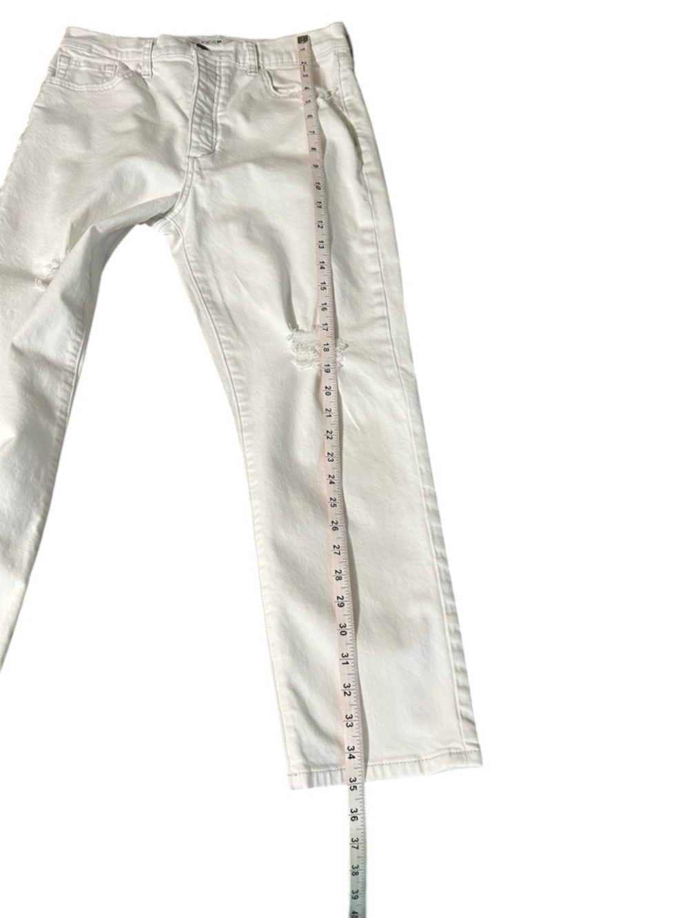 JOE'S Jeans The OG White
Distressed Straight
Leg Jeans Size 29 - Picture 9 of 10